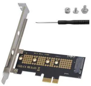 Vszerda M.2 NVMe SSD to PCI-E 4.0 X1 Adapter, PCI-E M.2 NVMe Expansion Card, M.2 NVMe to PCIe X1 Circuit Boards, Desktop SSD Expansion Card Support 2230/2242/2260/2280 Vszerda M.2 NVMe SSD to PCI-E 4.0 X1 Adapter, PCI-E M.2 NVMe Expansion Card, M.2 NVMe to PCIe X1 Circuit Boards, Desktop SSD Expansion Card Support 2230/2242/2260/2280