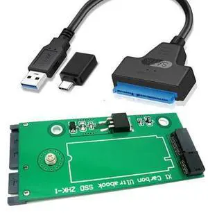 Vszerda 26pin SSD to SATA Adapter Card with USB Cable, Compatible with Sandisk SD5SG2 from L enovo X1 Carbon Ultrabook 2012 Year Vszerda 26pin SSD to SATA Adapter Card with USB Cable, Compatible with Sandisk SD5SG2 from L enovo X1 Carbon Ultrabook 2012 Year