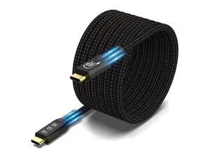 Vszerda 16.5FT USB C Cable 3.2 Gen 2X2 20Gbps, 5M Type C 4K@60Hz UHD Video 5A/100W PD3.0 Fast Charge Cord with E-Marker Compatible with Thunderbolt 3/4 MacBook Pro Galaxy Pixel Monitor Vszerda 16.5FT USB C Cable 3.2 Gen 2X2 20Gbps, 5M Type C 4K@60Hz UHD Video 5A/100W PD3.0 Fast Charge Cord with E-Marker Compatible with Thunderbolt 3/4 MacBook Pro Galaxy Pixel Monitor