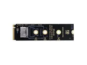 Vszerda PCI-E4.0 2280mm M.2 M-Key to Oculink SFF-8612 SFF-8611 Converter Vertical Host Adapter for NVME U.2 SSD eGPU Vszerda PCI-E4.0 2280mm M.2 M-Key to Oculink SFF-8612 SFF-8611 Converter Vertical Host Adapter for NVME U.2 SSD eGPU