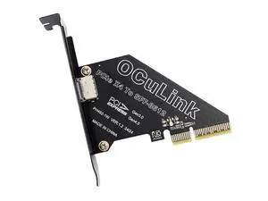 Vszerda PCI-Express 4.0 4X to Oculink 4X SFF-8612 SFF-8611 Host Card for U.2 SSD eGPU External Graphics Card Dock PCIE Vszerda PCI-Express 4.0 4X to Oculink 4X SFF-8612 SFF-8611 Host Card for U.2 SSD eGPU External Graphics Card Dock PCIE