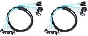 Vszerda SATA-III Cable:1M 6Pcs/Set 90-Degree SATA Right-Angle Cable Angled to Straight Bundled SAS 6Gbps Data Replacement for Server-Raid SDD HDD CD DVD Drives (3.3FT) (Pack of 2) Vszerda SATA-III Cable:1M 6Pcs/Set 90-Degree SATA Right-Angle Cable Angled to Straight Bundled SAS 6Gbps Data Replacement for Server-Raid SDD HDD CD DVD Drives (3.3FT) (Pack of 2)