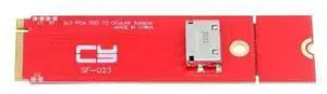 Vszerda PCI-E 3.0 PCI-Express 4.0 NVME M.2 M-Key to Oculink SFF-8612 SFF-8611 Host Adapter for PCIe U.2 eGPU SSD 2260 2280 Vszerda PCI-E 3.0 PCI-Express 4.0 NVME M.2 M-Key to Oculink SFF-8612 SFF-8611 Host Adapter for PCIe U.2 eGPU SSD 2260 2280