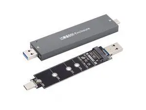 Vszerda Type-C USB3.0 to Combo NVME M-Key M.2 NGFF SATA SSD PCBA Case 2280/2242/2230mm Adapter RTL9210B Chipset Vszerda Type-C USB3.0 to Combo NVME M-Key M.2 NGFF SATA SSD PCBA Case 2280/2242/2230mm Adapter RTL9210B Chipset
