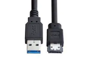 Vszerda USB 3.0 to Power Over eSATA DC5V Adapter USB2.0 to HDD/SSD/ODD eSATAp Converter Type-A USB Host to ESATA Device Disk Cable 1M Vszerda USB 3.0 to Power Over eSATA DC5V Adapter USB2.0 to HDD/SSD/ODD eSATAp Converter Type-A USB Host to ESATA Device Disk Cable 1M