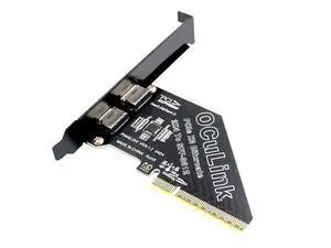 Vszerda PCI-Express 4.0 8X PCIE Detachable to Dual Oculink 4X SFF-8612 SFF-8611 VROC Raid0 Adapter for U.2 SSD eGPU Graphics Card External Dock Vszerda PCI-Express 4.0 8X PCIE Detachable to Dual Oculink 4X SFF-8612 SFF-8611 VROC Raid0 Adapter for U.2 SSD eGPU Graphics Card External Dock