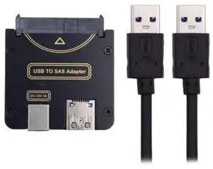 VszerdaSFF-8482 SAS 29Pin to 5Gbps USB 3.0 Hard Disk Drive Raid Adapter Card with Chipset and Power Port (Need 12V/3A Power Supply) VszerdaSFF-8482 SAS 29Pin to 5Gbps USB 3.0 Hard Disk Drive Raid Adapter Card with Chipset and Power Port (Need 12V/3A Power Supply)