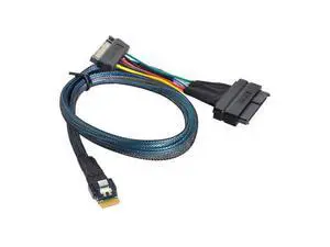 Vszerda U.2 U2 SFF-8639 SSD to Slimline SFF-8654 4i NVME PCIe Cable for Mainboard SSD 750 p3600 p3700 M.2 Vszerda U.2 U2 SFF-8639 SSD to Slimline SFF-8654 4i NVME PCIe Cable for Mainboard SSD 750 p3600 p3700 M.2