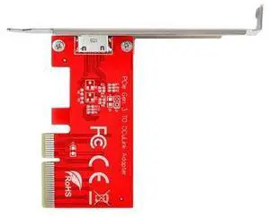 Vszerda PCI-E 3.0 Express 4.0 x4 to Oculink External SFF-8612 SFF-8611 Host Adapter for PCIe SSD with Bracket Vszerda PCI-E 3.0 Express 4.0 x4 to Oculink External SFF-8612 SFF-8611 Host Adapter for PCIe SSD with Bracket