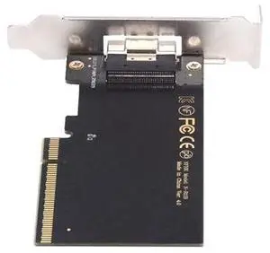 Vszerda External Slimline 8X SFF-8654 74Pin to PCIE Express 3.0 Raid Card PCIE4.0 VROC Raid0 Hyper Adapter for High Speed SSD eGPU Graphics Card with Bracket Low Profile Vszerda External Slimline 8X SFF-8654 74Pin to PCIE Express 3.0 Raid Card PCIE4.0 VROC Raid0 Hyper Adapter for High Speed SSD eGPU Graphics Card with Bracket Low Profile