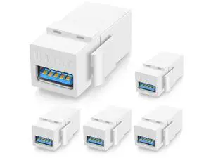 Vszerda USB 3.0 Keystone Jack Inserts (5 Pack) Vszerda USB 3.0 Keystone Jack Inserts (5 Pack)