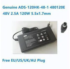 OIAGLH 48V 2.5A 120.0W 5.5x1.7mm Honoto ADS-120HK-48-1 480120E Power Supply AC Adapter For POE Charger OIAGLH 48V 2.5A 120.0W 5.5x1.7mm Honoto ADS-120HK-48-1 480120E Power Supply AC Adapter For POE Charger