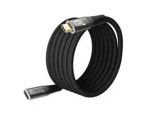 HOTUTUKI USB-C for Thunderbolt 4 Extension Cable 40Gbps Data Transfer, USB c Male to USB c Female Cable, 8K Display/PD 240W, Compatible with Thunderbolt 3/USB 4/3/SSD eGPU 2M/6.6FT HOTUTUKI USB-C for Thunderbolt 4 Extension Cable 40Gbps Data Transfer, USB c Male to USB c Female Cable, 8K Display/PD 240W, Compatible with Thunderbolt 3/USB 4/3/SSD eGPU 2M/6.6FT