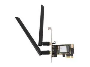 MT7925 PCIe Wi Fi Card, 5400Mbps 2.4G 5G 6G Tri Band Bluetooth5.3, Network Card Adapter Support MU MIMO, for Win 10 11, for Linux MT7925 PCIe Wi Fi Card, 5400Mbps 2.4G 5G 6G Tri Band Bluetooth5.3, Network Card Adapter Support MU MIMO, for Win 10 11, for Linux