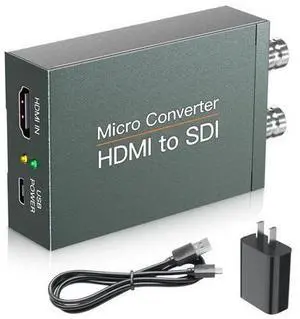 HDMI to 2x SDI Converter - Audio Embedder, Auto Format Detection (HDMI Type A) HDMI to 2x SDI Converter - Audio Embedder, Auto Format Detection (HDMI Type A)
