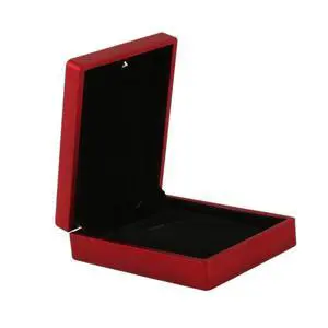 LED Lighted Necklace Box Rubber + Plush Pendant Case for Jewelry Display Wedding Valentine's Day Gift LED Lighted Necklace Box Rubber + Plush Pendant Case for Jewelry Display Wedding Valentine's Day Gift