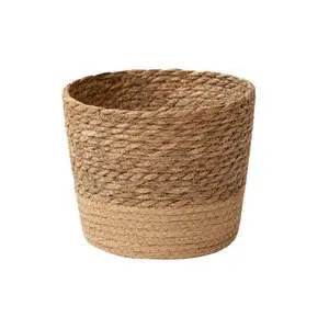 Straw Weaving Flower Plant Pot Wicker Basket Rattan Flowerpot Storage Basket Handmade Woven Planter Basket Easy to Use S Straw Weaving Flower Plant Pot Wicker Basket Rattan Flowerpot Storage Basket Handmade Woven Planter Basket Easy to Use S