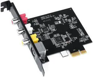 PCIE Video Capture Card, Ultra-Low Latency Pass-Through Capture Board for Retro Gaming & Legacy AV Devices, Compatible with Windows 8/10/11 & Linux PCIE Video Capture Card, Ultra-Low Latency Pass-Through Capture Board for Retro Gaming & Legacy AV Devices, Compatible with Windows 8/10/11 & Linux