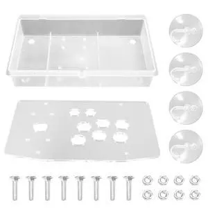 DIY Arcade Joystick Acrylic Panel Case for Arcade Game Machine DIY Can Be Installed Joystick Button for Retro Video Game DIY Arcade Joystick Acrylic Panel Case for Arcade Game Machine DIY Can Be Installed Joystick Button for Retro Video Game