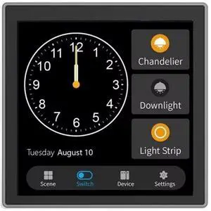 Tuya T3E Panel Switch Touch Screen Panel EU Smart Control Panel Switch Zigbee Smart Home Wall Push Light Switch,Black Tuya T3E Panel Switch Touch Screen Panel EU Smart Control Panel Switch Zigbee Smart Home Wall Push Light Switch,Black
