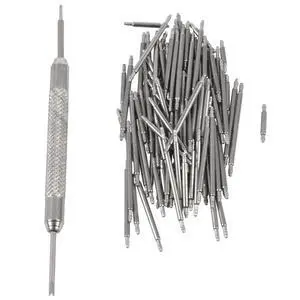 108pcs 8-25mm Stainless Steel Watch Band Strap Spring Bar Link Pins Remover New Silver 108pcs 8-25mm Stainless Steel Watch Band Strap Spring Bar Link Pins Remover New Silver