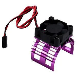 RC Car 540 550 3650 3660 3665 Brushless Electric Motor Cover HeatSink Cooling Fan for 124017 124016 Parts Purpler RC Car 540 550 3650 3660 3665 Brushless Electric Motor Cover HeatSink Cooling Fan for 124017 124016 Parts Purpler