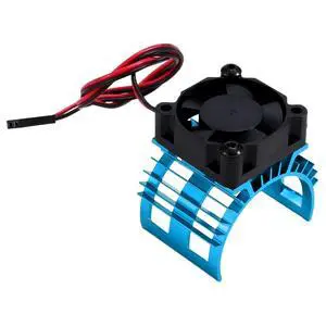 RC Car 540 550 3650 3660 3665 Brushless Electric Motor Cover HeatSink Cooling Fan for 124017 124016 Parts Blue RC Car 540 550 3650 3660 3665 Brushless Electric Motor Cover HeatSink Cooling Fan for 124017 124016 Parts Blue
