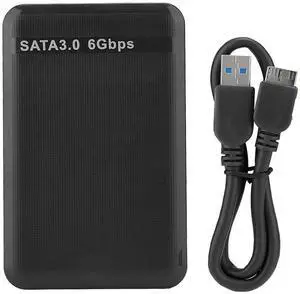 USB3.0 SATA3.0 High Speed 6Gbps Mobile Hard Disk Enclosure 2.5 Inch Black Support 3TB UASP Hard Disk Enclosure USB3.0 SATA3.0 High Speed 6Gbps Mobile Hard Disk Enclosure 2.5 Inch Black Support 3TB UASP Hard Disk Enclosure