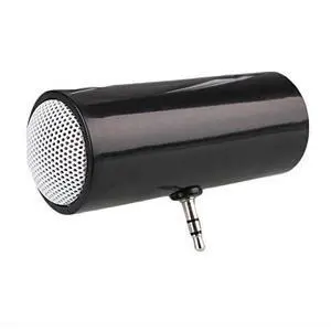 3.5mm Jack Stereo Mini Speaker Portable MP3 Music Player Speaker Amplifier Loudspeaker for Mobile Phone Tablet PC-Black 3.5mm Jack Stereo Mini Speaker Portable MP3 Music Player Speaker Amplifier Loudspeaker for Mobile Phone Tablet PC-Black