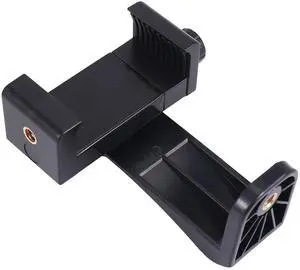 Phone Holder/Vertical and Horizontal Tripod Mount Adapter Rotatable Bracket with 1/4 Inch Screw Hole/Adjustable Clip Phone Holder/Vertical and Horizontal Tripod Mount Adapter Rotatable Bracket with 1/4 Inch Screw Hole/Adjustable Clip