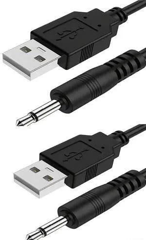 3.5mm USB Charging Cable,AUX Audio Jack to USB Male Charging Cable Adapter,Compatible with Headphones,Speakers,Voice Recorders,MP3 Players,and Any Other Devices with a 3.5mm Port (2 Pcs) 3.5mm USB Charging Cable,AUX Audio Jack to USB Male Charging Cable Adapter,Compatible with Headphones,Speakers,Voice Recorders,MP3 Players,and Any Other Devices with a 3.5mm Port (2 Pcs)