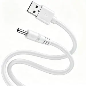 USB Type-A Male to 3.5 x 1.35mm DC 5V 2A Plug Barrel Connector Charge Cable,Safe and Fast Charging,for USB Fans,Desk Lamps,Electronic Devices etc. USB Type-A Male to 3.5 x 1.35mm DC 5V 2A Plug Barrel Connector Charge Cable,Safe and Fast Charging,for USB Fans,Desk Lamps,Electronic Devices etc.