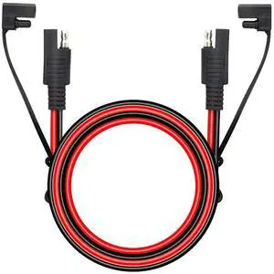 6.5FT 14AWG SAE to SAE 2 Pin Quick Disconnect Power Automotive Extension Cable with Cap for Solar Panels Battrey (Black&Red,2m) 6.5FT 14AWG SAE to SAE 2 Pin Quick Disconnect Power Automotive Extension Cable with Cap for Solar Panels Battrey (Black&Red,2m)
