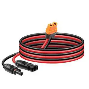 1.5m 12AWG XT60I Female to Solar Panel Power Extension Cable for Portable Power Station,Solar Generator(XT60I-F) 1.5m 12AWG XT60I Female to Solar Panel Power Extension Cable for Portable Power Station,Solar Generator(XT60I-F)