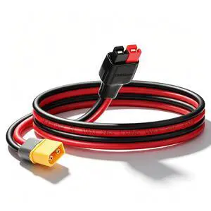 XT60 Male to Solar Panel Adapter,10AWG XT60 Male to Solar Panel Connector Cable for RC Battery Solar Portable Power Power Station and Solar Panel 3.2FT/1M XT60 Male to Solar Panel Adapter,10AWG XT60 Male to Solar Panel Connector Cable for RC Battery Solar Portable Power Power Station and Solar Panel 3.2FT/1M