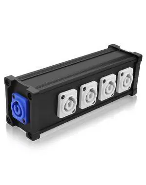 4 Channel Multi PowerCon Power Cable Breakout for Stage Lights, LED Screens, Moving Heads & Pro Audio and More 4 Channel Multi PowerCon Power Cable Breakout for Stage Lights, LED Screens, Moving Heads & Pro Audio and More