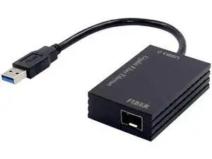 USB 3.0 Gigabit Fiber Ethernet Adapter Network Card 1000M SFP 1Gpbs USB 3.0 Gigabit Fiber Ethernet Adapter Network Card 1000M SFP 1Gpbs