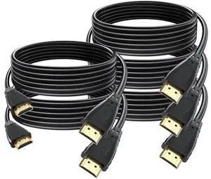 AOMOPROING HDMI 2.0 Cable 8FT 5-Pack, 4K@60Hz UHD, High Speed HDMI Cable Male to Male Adapter for ARC & CL3 Rated | for Soundbar, Laptop, Monitor, PS5, PS4, Xbox One, Fire TV, etc AOMOPROING HDMI 2.0 Cable 8FT 5-Pack, 4K@60Hz UHD, High Speed HDMI Cable Male to Male Adapter for ARC & CL3 Rated | for Soundbar, Laptop, Monitor, PS5, PS4, Xbox One, Fire TV, etc