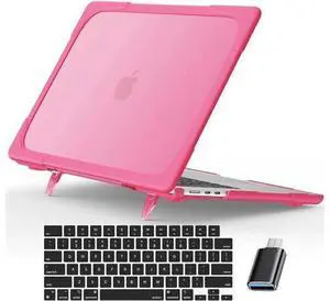 Compatible with MacBook Air 15 inch Case 2023 Release A2941 M2 Chip with Liquid Retina Display Touch ID, Heavy Duty Rugged Hard Shell Shockproof Cover with Keyboard Skin, Type C Adapter Rose Red Compatible with MacBook Air 15 inch Case 2023 Release A2941 M2 Chip with Liquid Retina Display Touch ID, Heavy Duty Rugged Hard Shell Shockproof Cover with Keyboard Skin, Type C Adapter Rose Red