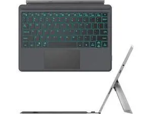 Type Cover for Microsoft Surface Go 3 2021/Surface Go 2 2020/Surface Go 2018, 7-Color Backlit Ultra-Slim Wireless Bluetooth Keyboard with Trackpad, Rechargeable Battery and Charging Cable Type Cover for Microsoft Surface Go 3 2021/Surface Go 2 2020/Surface Go 2018, 7-Color Backlit Ultra-Slim Wireless Bluetooth Keyboard with Trackpad, Rechargeable Battery and Charging Cable