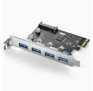 UGREEN PCIE to 4xUSB 3.0 expansion card and 4-pin to 15-PIN cable desktop motherboard adapter expansion panel UGREEN PCIE to 4xUSB 3.0 expansion card and 4-pin to 15-PIN cable desktop motherboard adapter expansion panel