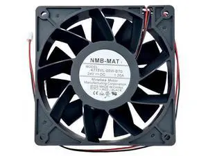 NMB-MAT 4715VL-05W-B70 cooling fan, DC 24V 1.20A Inverter Cooling Fan, 2-Wire Cooling Fan,120X120X38mm NMB-MAT 4715VL-05W-B70 cooling fan, DC 24V 1.20A Inverter Cooling Fan, 2-Wire Cooling Fan,120X120X38mm