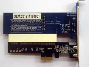 For Asterisk X100P-E FXO FXS PCI-E single port voice card TDM410P -fxo (Combination of 2 cards of X100P + PCI to PCI-E) For Asterisk X100P-E FXO FXS PCI-E single port voice card TDM410P -fxo (Combination of 2 cards of X100P + PCI to PCI-E)
