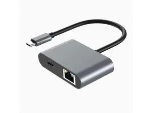 Type-c Gigabit network card with PD fast charging dock mobile tablet wired Ethernet USB interface expansion Type-c Gigabit network card with PD fast charging dock mobile tablet wired Ethernet USB interface expansion