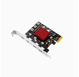 4-port TYPE-C Gen1 expansion card Desktop computer PCI-E to USB3.0 Type-c adapter card 4-port TYPE-C Gen1 expansion card Desktop computer PCI-E to USB3.0 Type-c adapter card