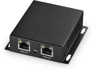 AomoproingGigabit PoE Extender Passthrough Switch, 1 PoE in 2 PoE Out, IEEE802.3af/at/bt PoE Powered Max 60W, Hi-PoE 90W, 10/100/1000Mbps, Metal Small Wall Mount PoE Extender/Injector/Network Extender AomoproingGigabit PoE Extender Passthrough Switch, 1 PoE in 2 PoE Out, IEEE802.3af/at/bt PoE Powered Max 60W, Hi-PoE 90W, 10/100/1000Mbps, Metal Small Wall Mount PoE Extender/Injector/Network Extender