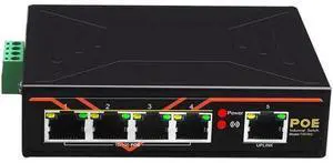 Industrial switch 10/100Mbps 5 port ethernet industrial POE Switch support 48-54V power supply Industrial switch 10/100Mbps 5 port ethernet industrial POE Switch support 48-54V power supply