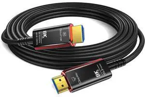 AOMOPROING 65Ft CL3 Rated HDMI Cables, 8K 48Gbps Fiber Optic Ultra High Speed Long HDMI 2.1 Cord, in-Wall CL3 Cable for Pipes, HDMI to HDMI, Male to Male - (65 Ft-CL3 Rated) AOMOPROING 65Ft CL3 Rated HDMI Cables, 8K 48Gbps Fiber Optic Ultra High Speed Long HDMI 2.1 Cord, in-Wall CL3 Cable for Pipes, HDMI to HDMI, Male to Male - (65 Ft-CL3 Rated)