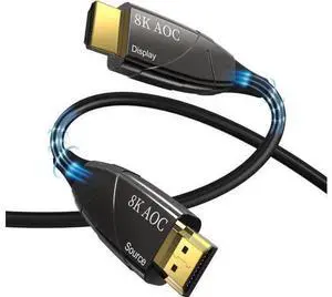 8K Fiber Optic Hdmi 2.1 Cable 65Feet,Supports 8K@60Hz 4K@120Hz Ultra High Speed 48Gbps Dynamic HDR, eARC,ARR, Dolby Atmos, Compatible with PS5, Xbox Series X, UHD TV-Gold 8K Fiber Optic Hdmi 2.1 Cable 65Feet,Supports 8K@60Hz 4K@120Hz Ultra High Speed 48Gbps Dynamic HDR, eARC,ARR, Dolby Atmos, Compatible with PS5, Xbox Series X, UHD TV-Gold