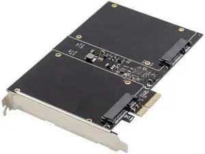 PCIE PCI-E To 2.5 inch SATA3.0 RAID controller card SSD HDD 88SE9230 chipset 2 port Sata 3.0 to pcie raid card 6gbps Gen 3 PCIE PCI-E To 2.5 inch SATA3.0 RAID controller card SSD HDD 88SE9230 chipset 2 port Sata 3.0 to pcie raid card 6gbps Gen 3